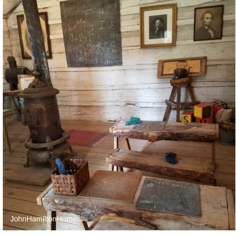 One room school house at Provo Pioneer Village